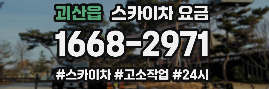 괴산읍 스카이차 요금