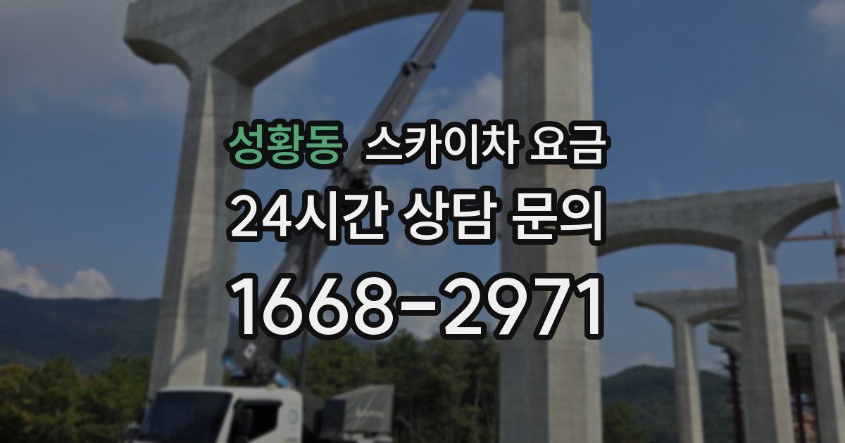 성황동 스카이차 요금