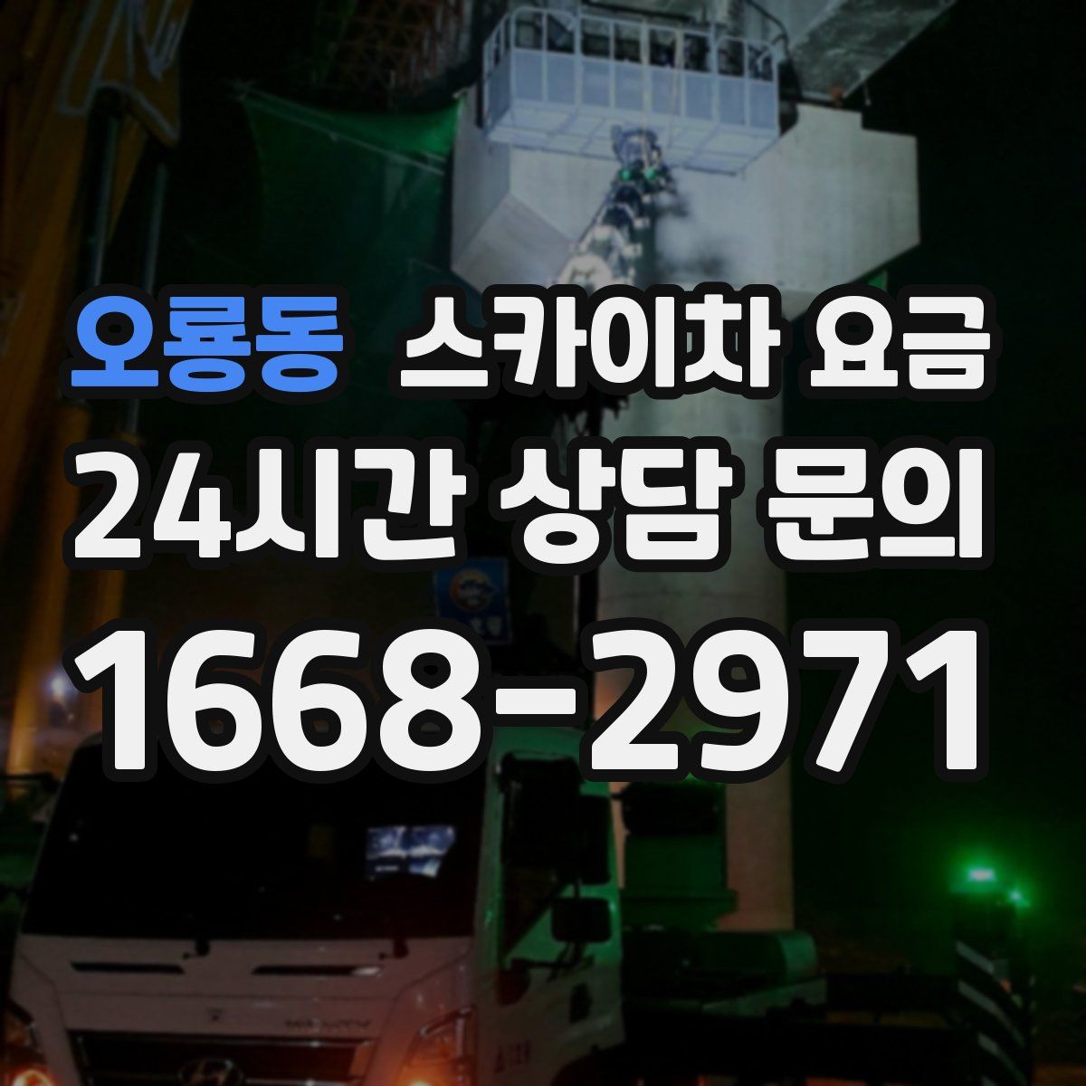 오룡동 스카이차 요금