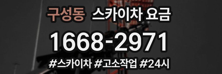 구성동 스카이차 요금
