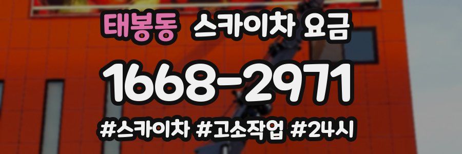 태봉동 스카이차 요금