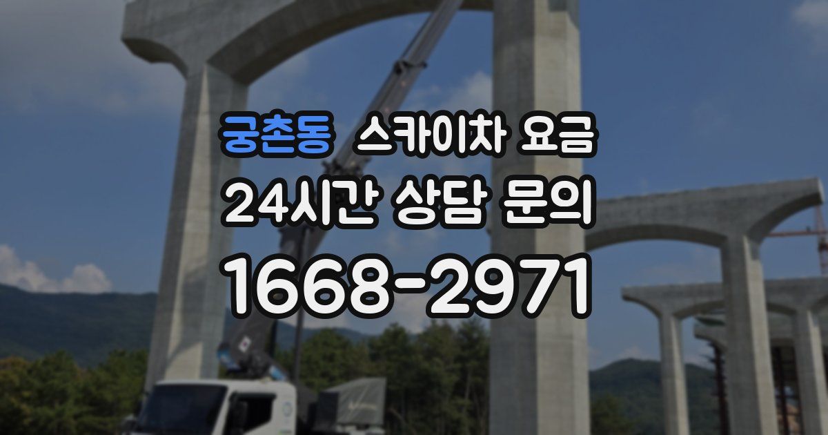 궁촌동 스카이차 요금