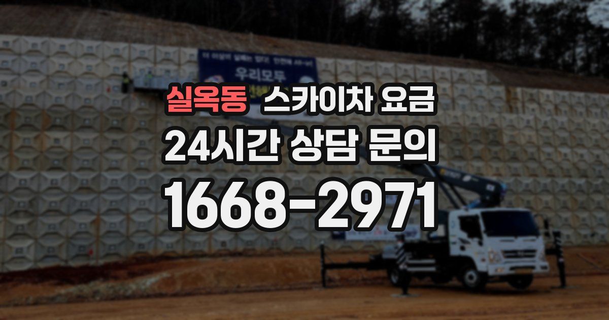 실옥동 스카이차 요금
