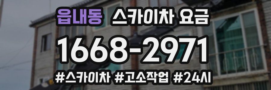읍내동 스카이차 요금