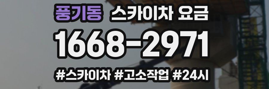 풍기동 스카이차 요금