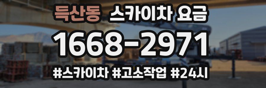 득산동 스카이차 요금