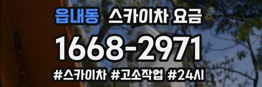 읍내동 스카이차 요금