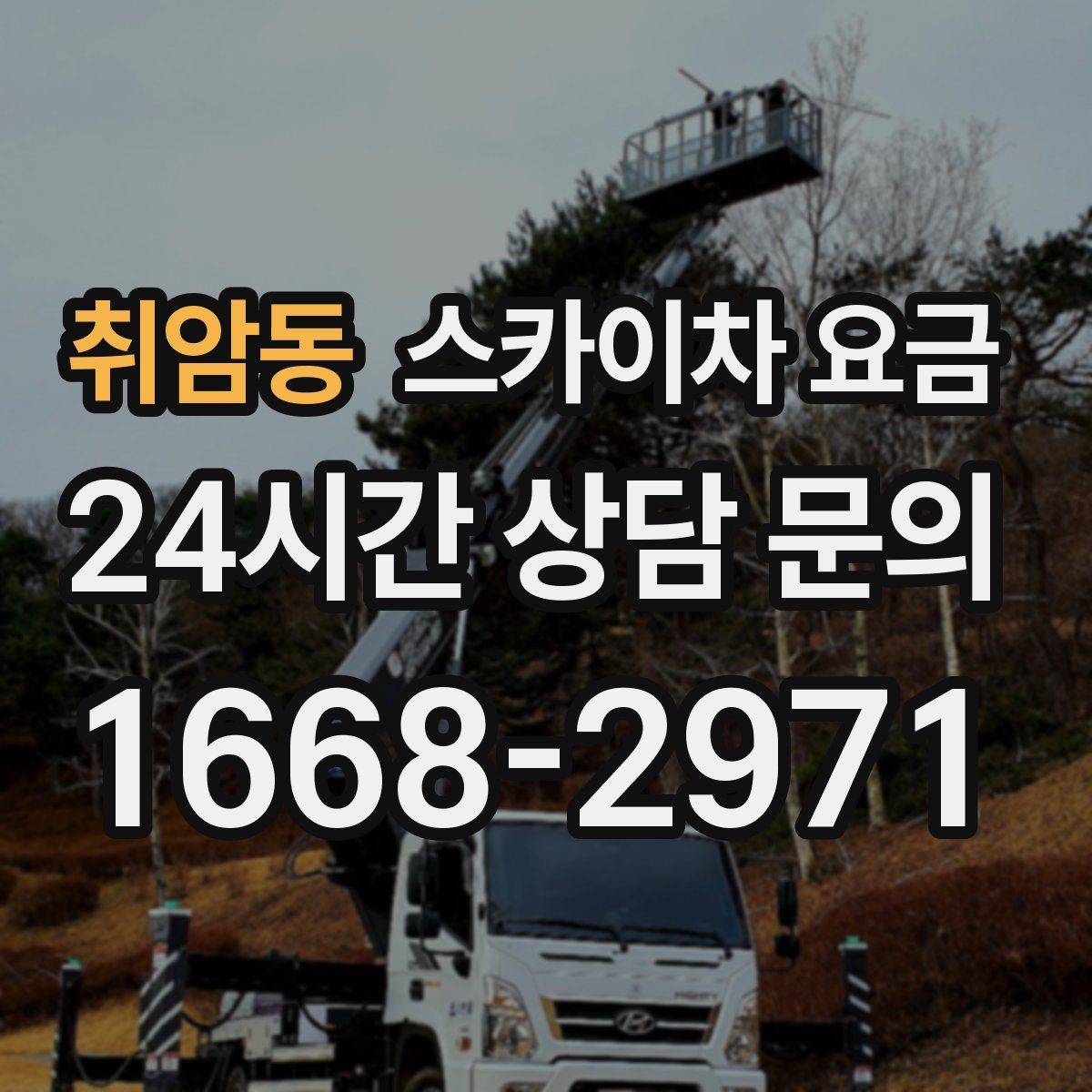 취암동 스카이차 요금