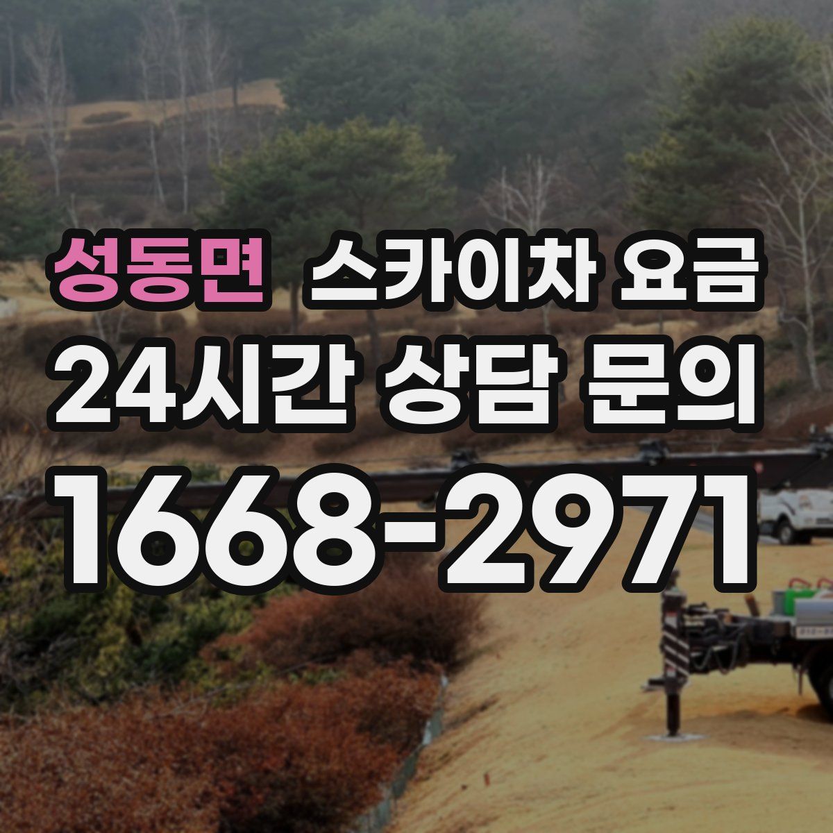 성동면 스카이차 요금