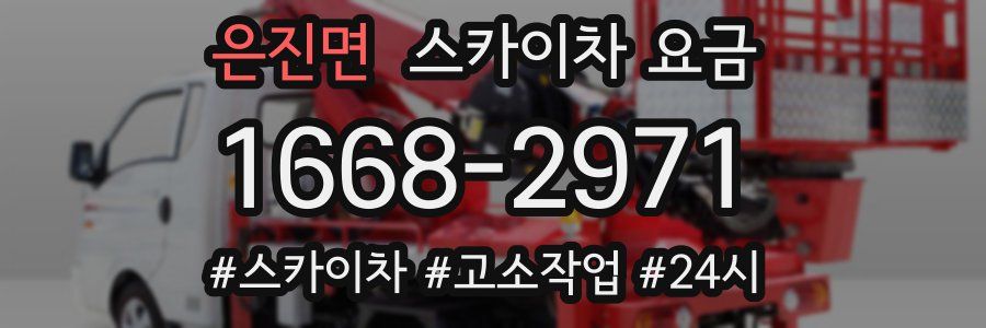 은진면 스카이차 요금