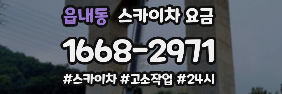 읍내동 스카이차 요금
