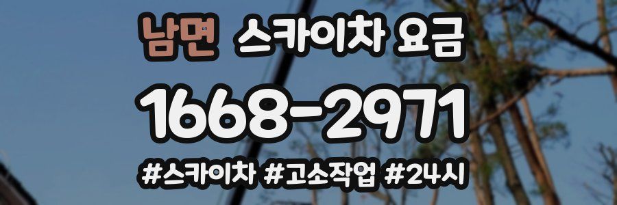 남면 스카이차 요금