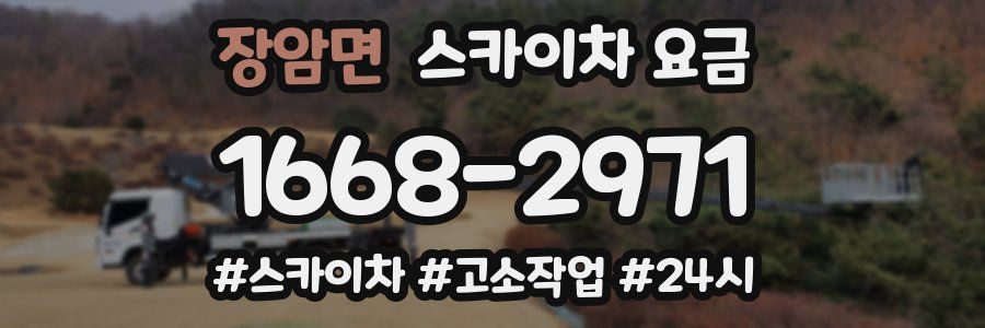 장암면 스카이차 요금
