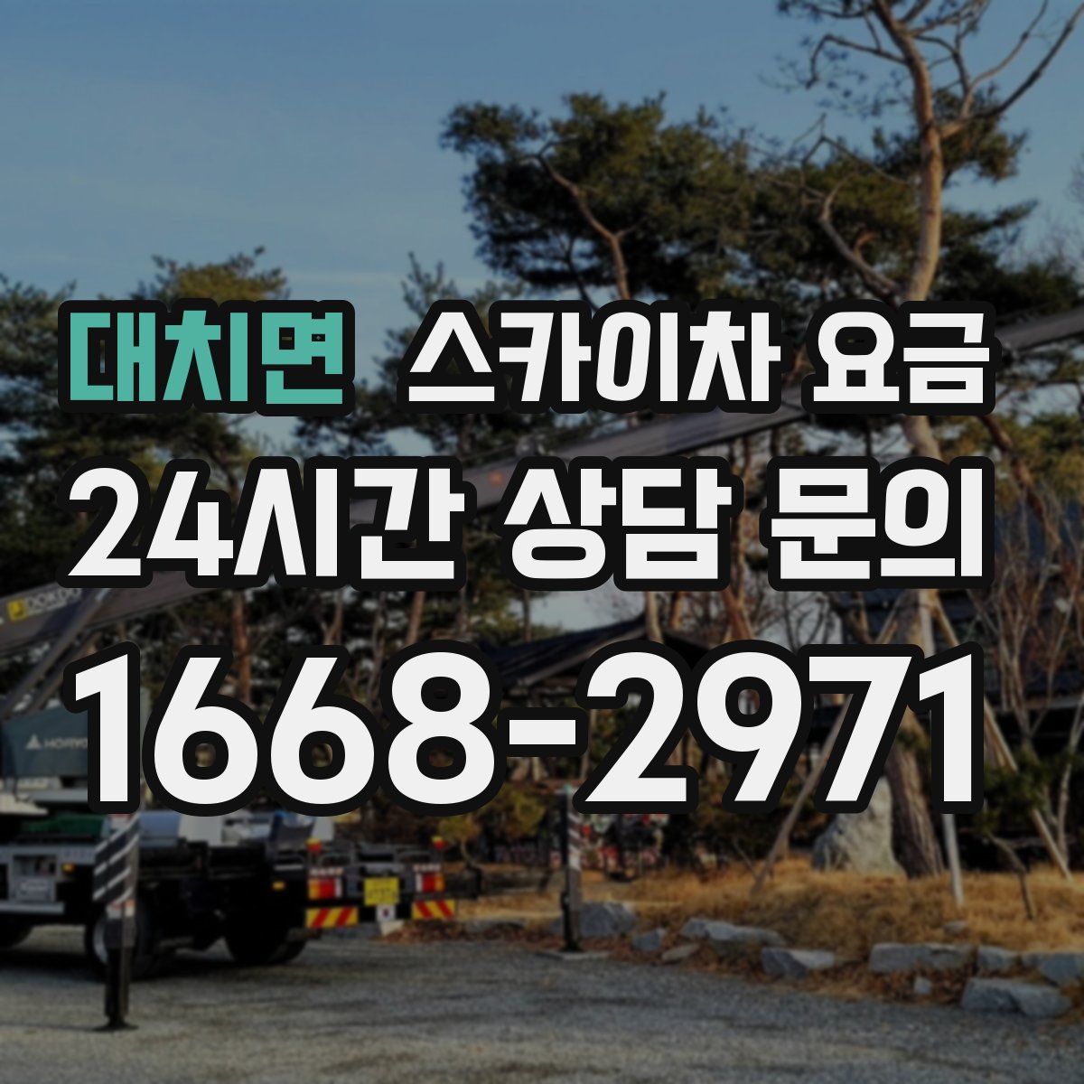 대치면 스카이차 요금