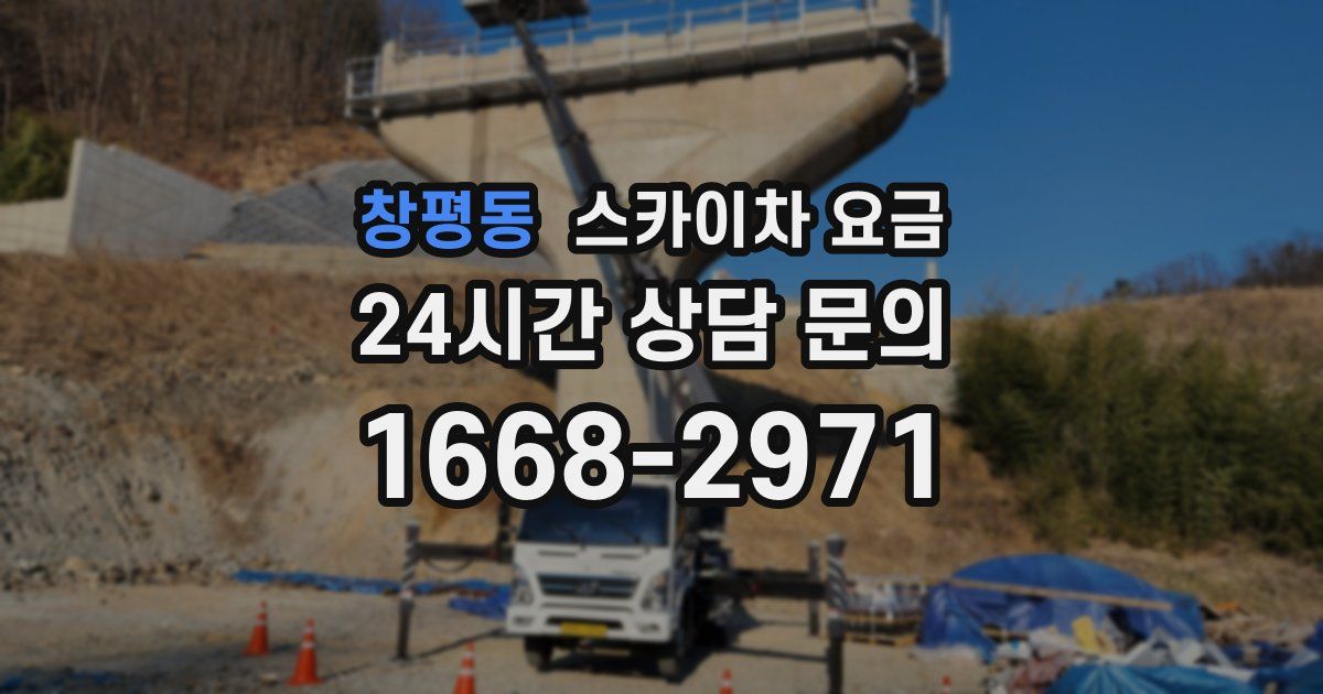 창평동 스카이차 요금