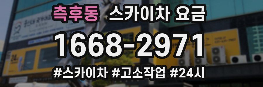 측후동 스카이차 요금