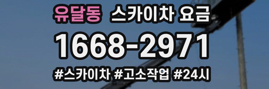 유달동 스카이차 요금