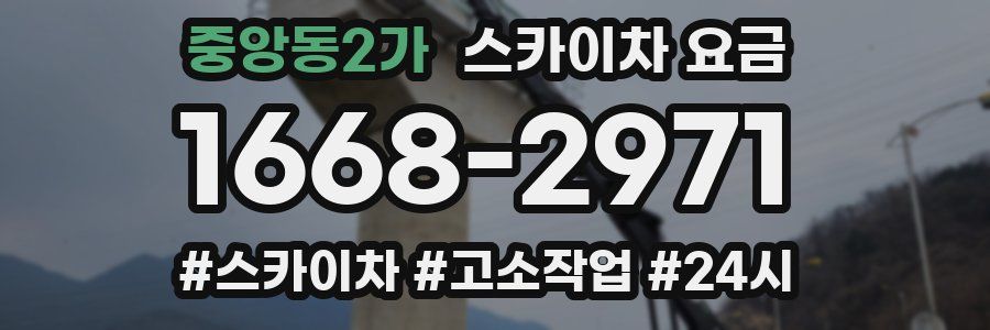 중앙동2가 스카이차 요금