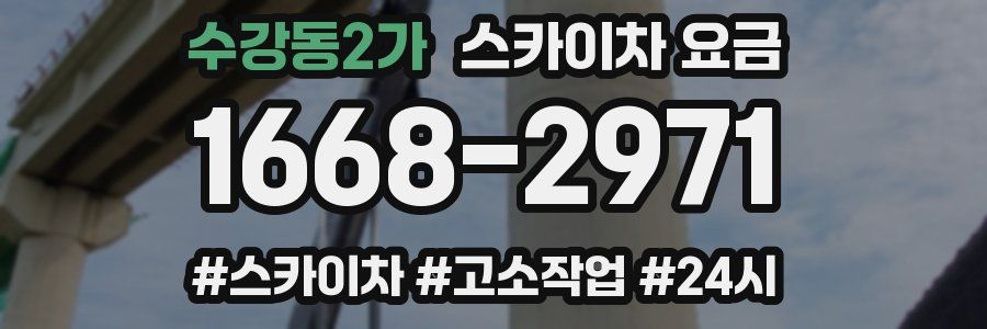 수강동2가 스카이차 요금