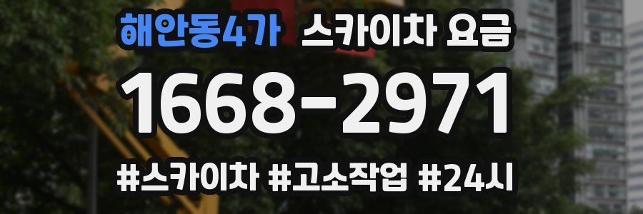 해안동4가 스카이차 요금