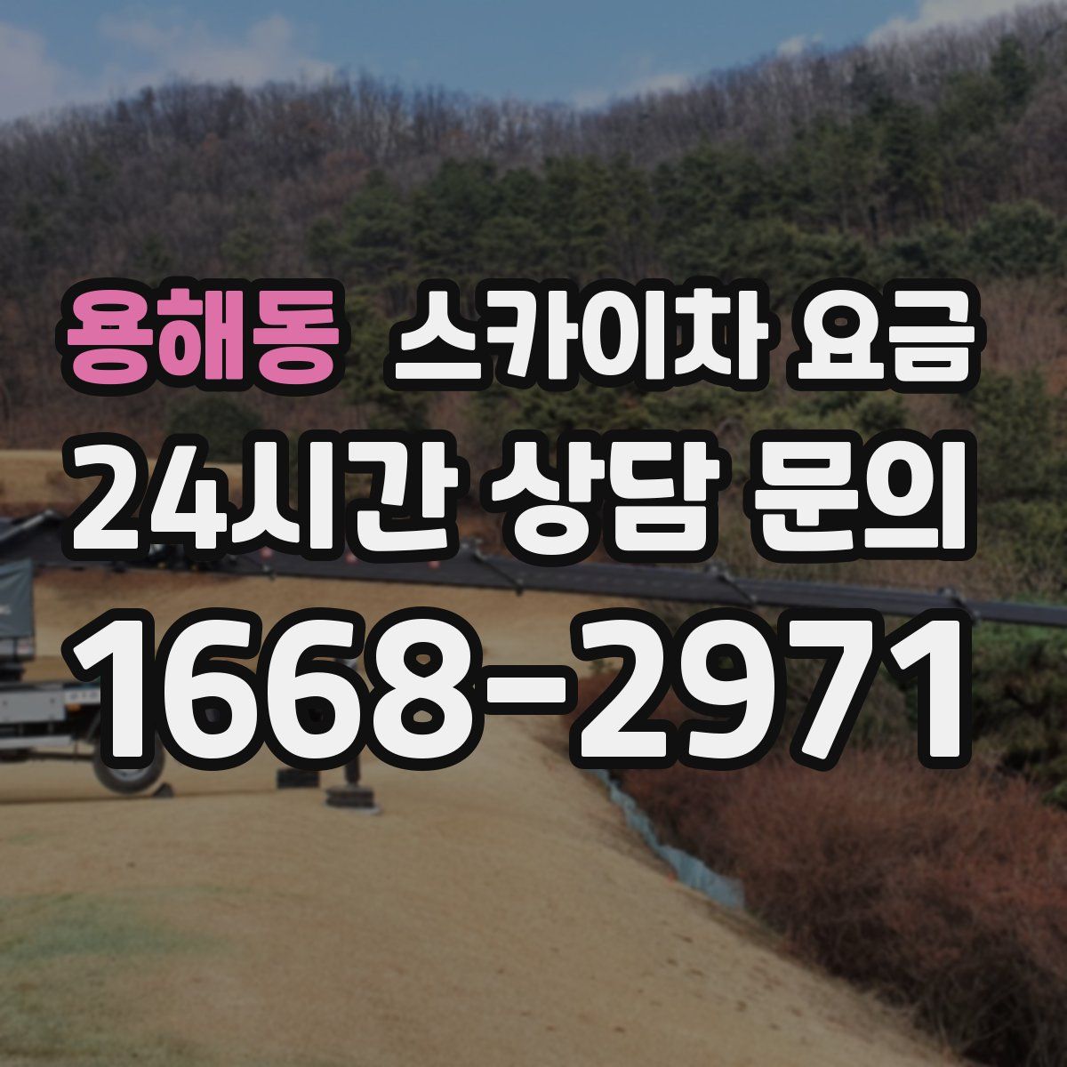 용해동 스카이차 요금