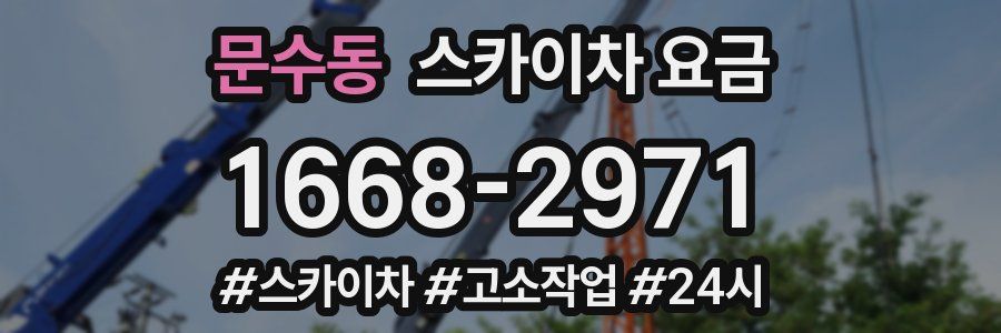 문수동 스카이차 요금