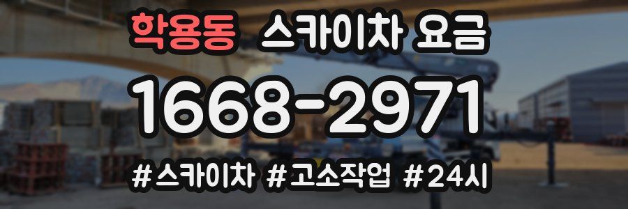 학용동 스카이차 요금