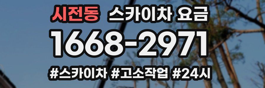 시전동 스카이차 요금