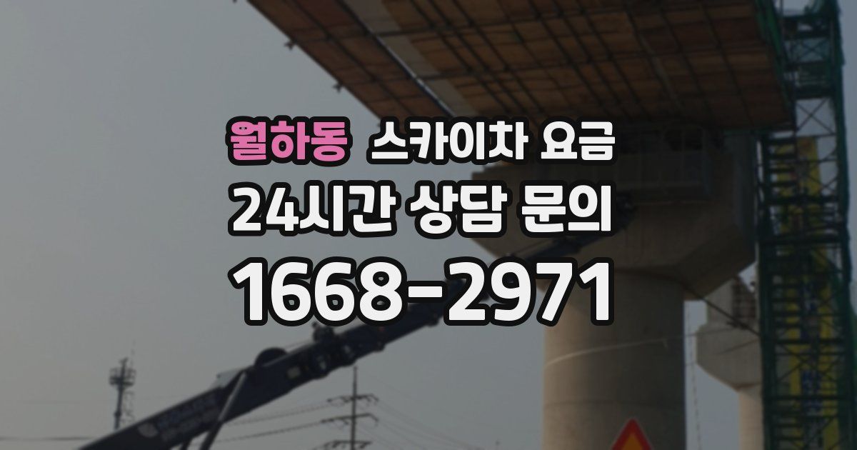 월하동 스카이차 요금