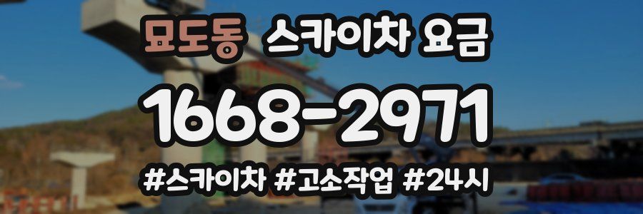 묘도동 스카이차 요금