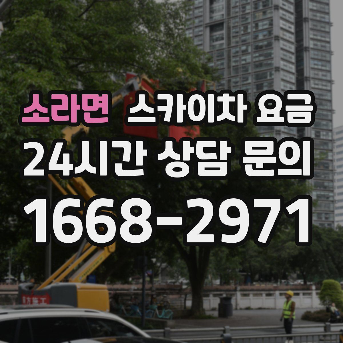 소라면 스카이차 요금