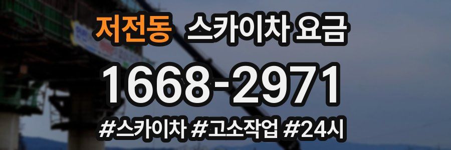저전동 스카이차 요금