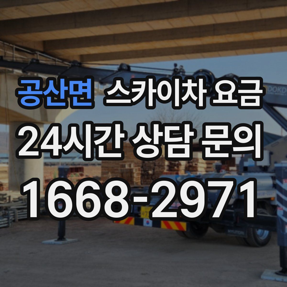 공산면 스카이차 요금