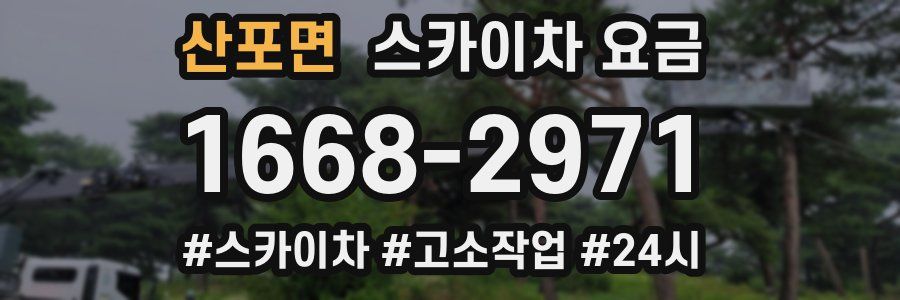 산포면 스카이차 요금