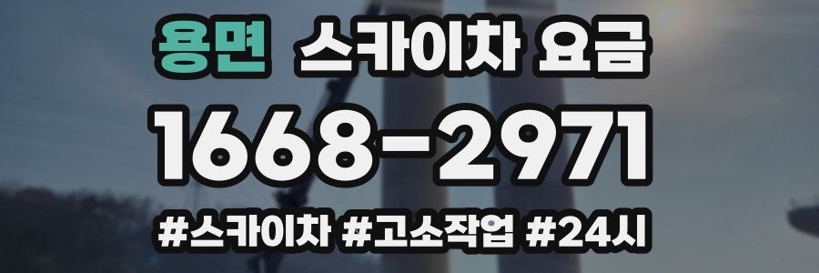 용면 스카이차 요금