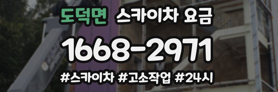 도덕면 스카이차 요금