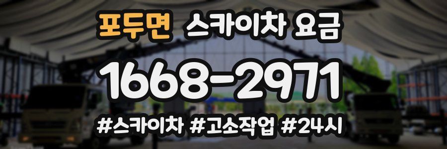 포두면 스카이차 요금