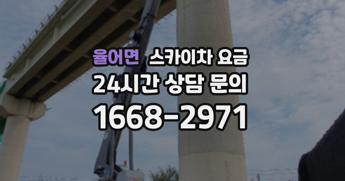 율어면 스카이차 요금