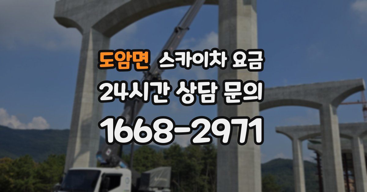 도암면 스카이차 요금