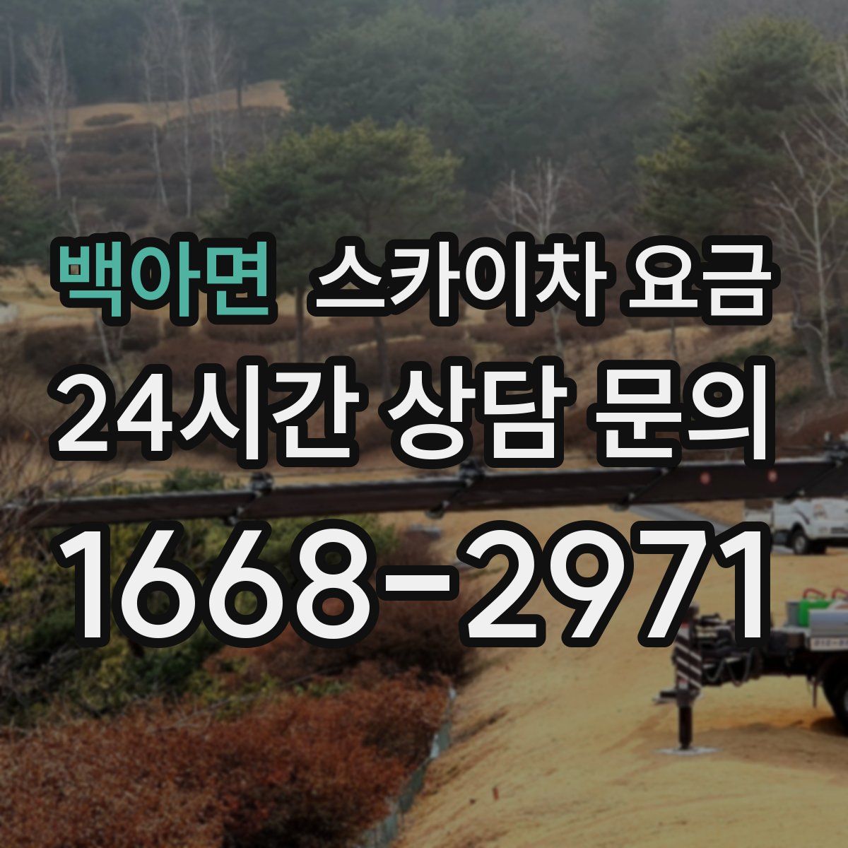 백아면 스카이차 요금
