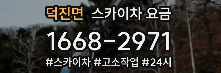 덕진면 스카이차 요금