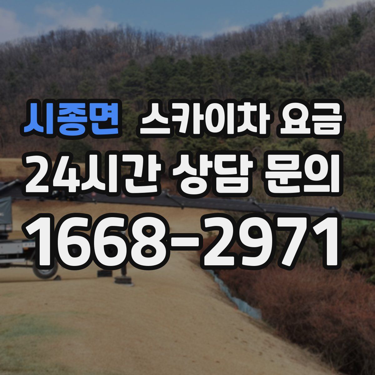 시종면 스카이차 요금