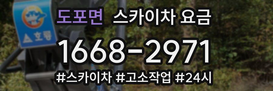 도포면 스카이차 요금