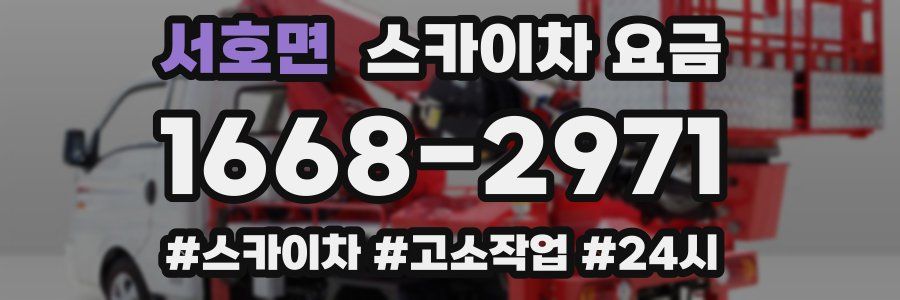 서호면 스카이차 요금