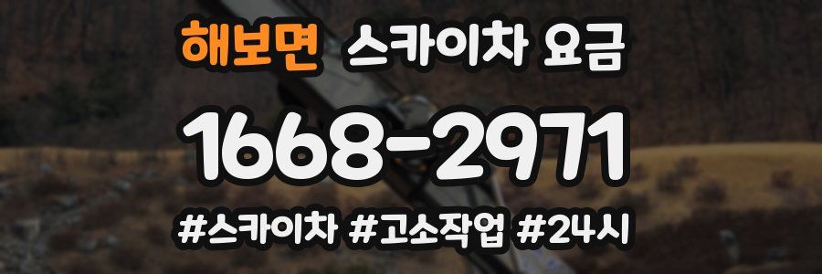 해보면 스카이차 요금