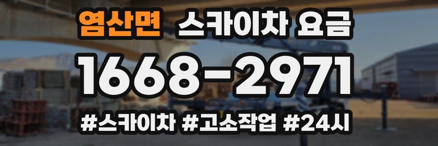염산면 스카이차 요금