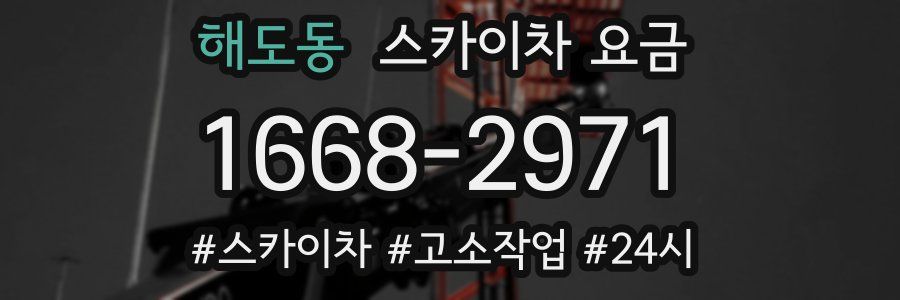 해도동 스카이차 요금