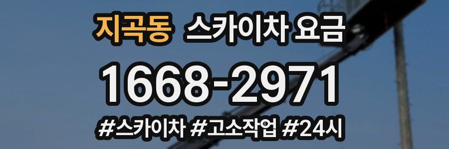 지곡동 스카이차 요금
