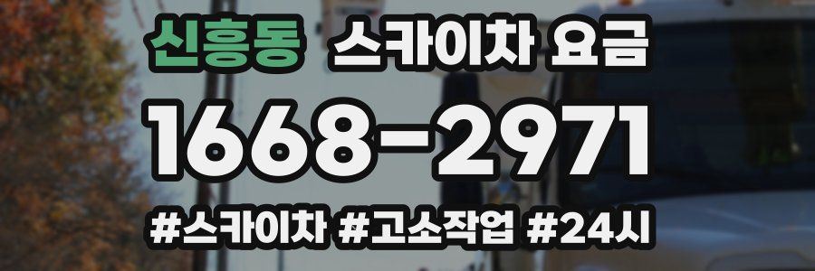신흥동 스카이차 요금