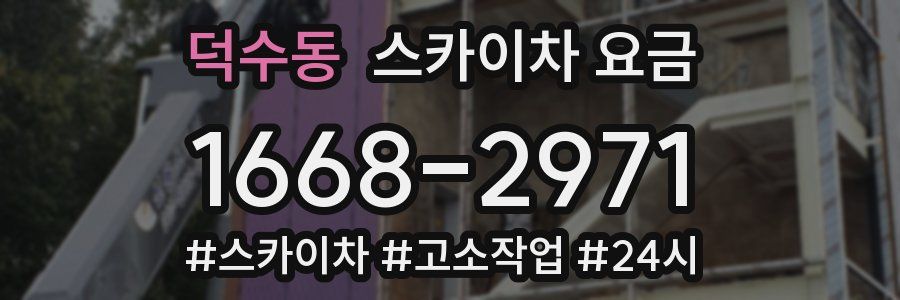 덕수동 스카이차 요금